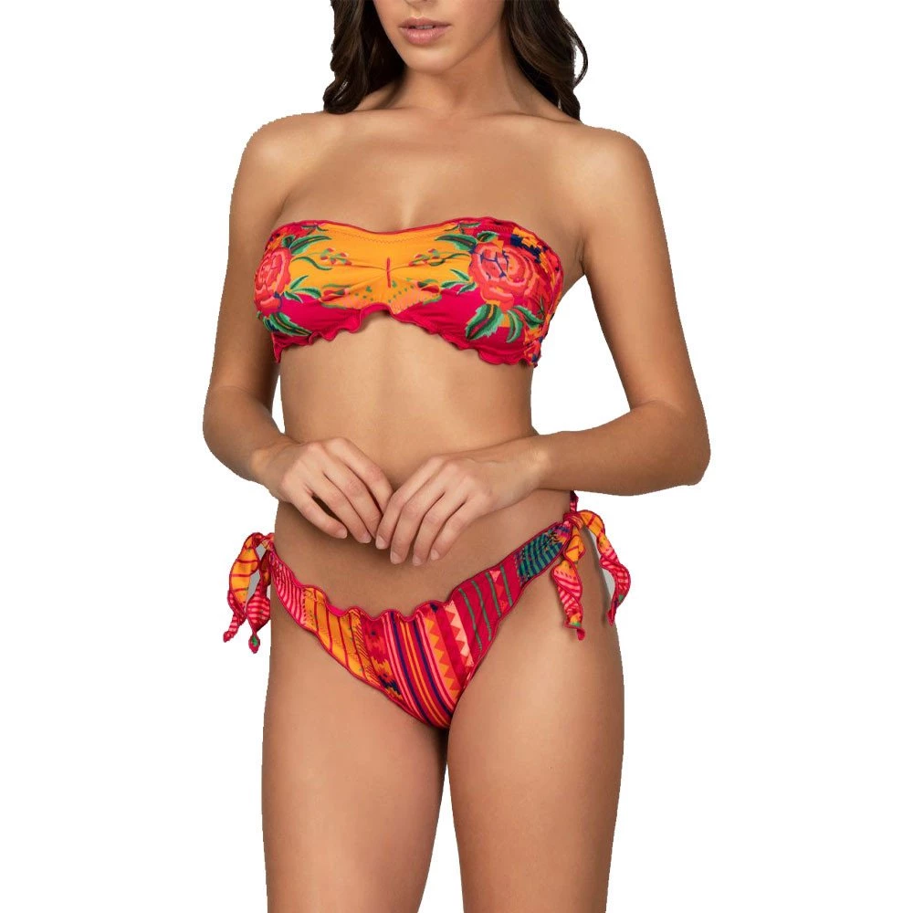EFFEK BIKINI FASCIA E SLIP BRASILIANO REGOLABILE DONNA Multicolor 4 EFFEK BIKINI FASCIA E SLIP BRASILIANO REGOLABILE DONNA Multicolor - immagine 2