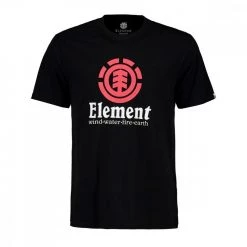 ELEMENT T-SHIRT VERTICAL Nero