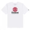 ELEMENT T-SHIRT VERTICAL Bianco -Tendenza Italia element z1ssi4 t shirt vertical street style uomo 044097901 3904 1