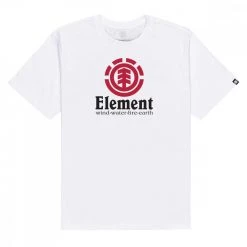 ELEMENT T-SHIRT VERTICAL Bianco