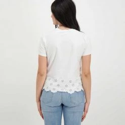 EMME MARELLA T-SHIRT ADVICE SANGALLO DONNA Bianco -Tendenza Italia emme marella advice t shirt advice sangallo donna casual donna 044636201 001 4