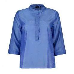 EMME MARELLA CAMICIA IN MUSSOLA DI COTONE E SETA CAFFE DONNA