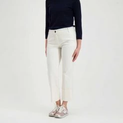 EMME MARELLA PANTALONI TROMBETTA COSIMO DONNA Bianco 11 EMME MARELLA PANTALONI TROMBETTA COSIMO DONNA Bianco -Tendenza Italia emme marella cosimo pantaloni trombetta cosimo donna casual donna 044637901 001 4