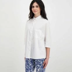 EMME MARELLA CAMICIA COZZA DONNA Bianco -Tendenza Italia emme marella cozza camicia cozza donna casual donna 044638101 011 3
