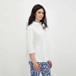 EMME MARELLA CAMICIA COZZA DONNA Bianco -Tendenza Italia emme marella cozza camicia cozza donna casual donna 044638101 011 5