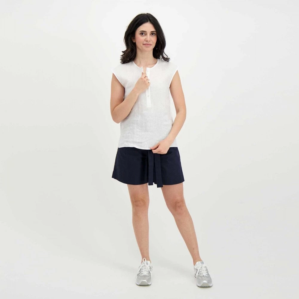 EMME MARELLA CAMICIA SMANICATA LINO COTONE DIRITTO DONNA 8 EMME MARELLA CAMICIA SMANICATA LINO COTONE DIRITTO DONNA - immagine 6