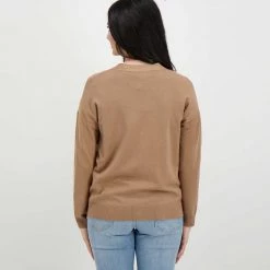 EMME MARELLA CARDIGAN IN VISCOSA FABIOLA DONNA Marrone -Tendenza Italia emme marella fabiola cardigan in viscosa fabiola donna casual donna 044639201 004 4