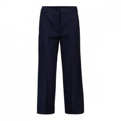 EMME MARELLA PANTALONI CROP IN JERSEY FILOVIA DONNA Blu