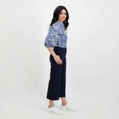EMME MARELLA PANTALONI CROP IN JERSEY FILOVIA DONNA Blu 13 EMME MARELLA PANTALONI CROP IN JERSEY FILOVIA DONNA Blu -Tendenza Italia emme marella filovia pantaloni crop in jersey filovia donna casual donna 044639401 005 6