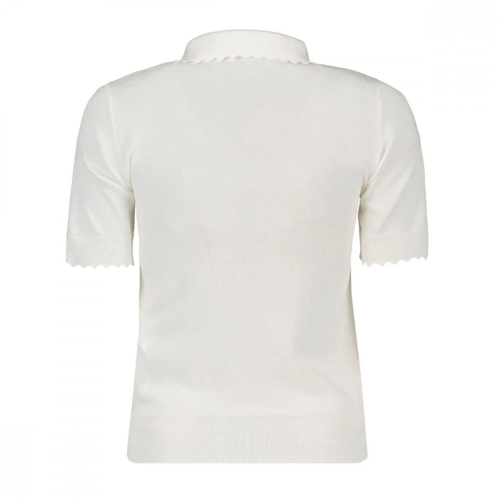 EMME MARELLA POLO IN FILO FLO DONNA Bianco 4 EMME MARELLA POLO IN FILO FLO DONNA Bianco - immagine 2