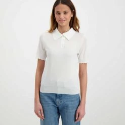 EMME MARELLA POLO IN FILO FLO DONNA Bianco 10 EMME MARELLA POLO IN FILO FLO DONNA Bianco -Tendenza Italia emme marella flo polo in filo flo donna casual donna 044639601 001 3