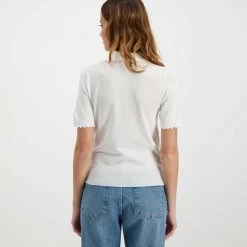 EMME MARELLA POLO IN FILO FLO DONNA Bianco 11 EMME MARELLA POLO IN FILO FLO DONNA Bianco -Tendenza Italia emme marella flo polo in filo flo donna casual donna 044639601 001 4