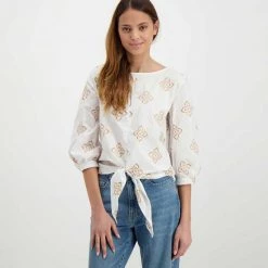 EMME MARELLA BLUSA NODO FREDA DONNA Bianco 10 EMME MARELLA BLUSA NODO FREDA DONNA Bianco -Tendenza Italia emme marella freda blusa nodo freda donna casual donna 044639701 001 3