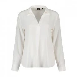 EMME MARELLA CAMICIA MISTO SETA ISIDE DONNA Bianco