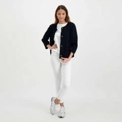 EMME MARELLA GIACCA CHANEL JOCKEY DONNA Blu -Tendenza Italia emme marella jockey giacca chanel jockey donna giacconi donna 044641401 004 6