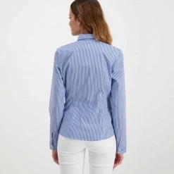 EMME MARELLA CAMICIA BASIC JOSE DONNA Bianco, Blu -Tendenza Italia emme marella jose camicia basic jose donna casual donna 044641501 007 4