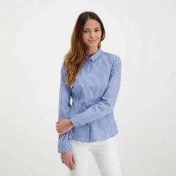 EMME MARELLA CAMICIA BASIC JOSE DONNA Bianco, Blu -Tendenza Italia emme marella jose camicia basic jose donna casual donna 044641501 007 5