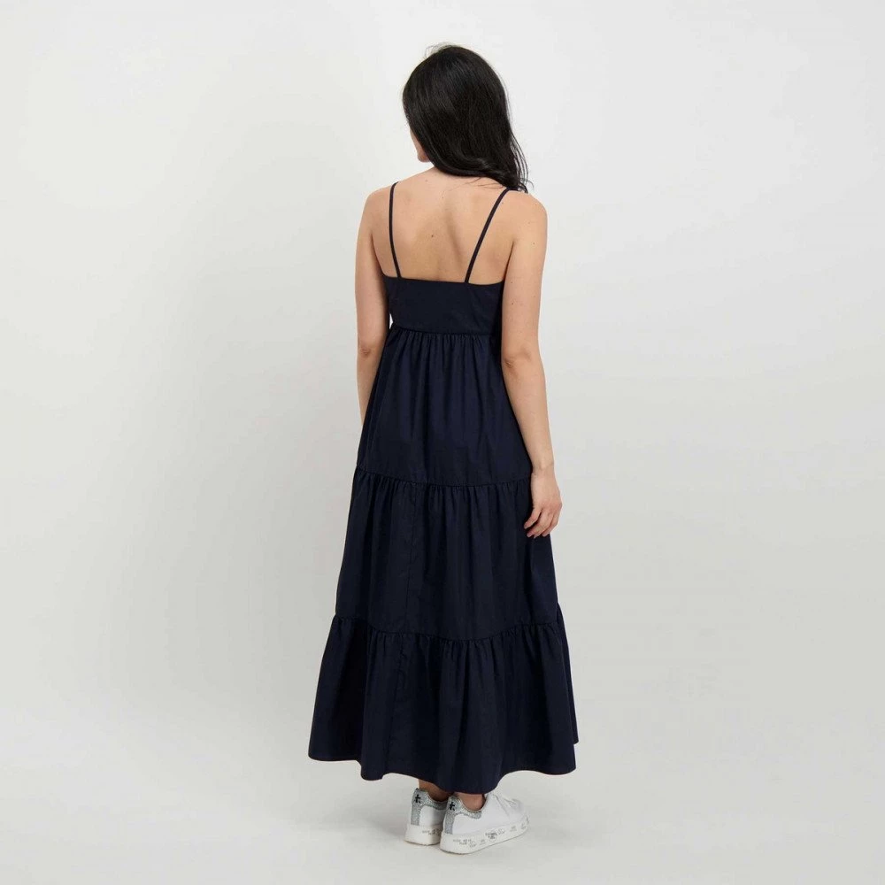 EMME MARELLA ABITO LUNGO SPALLINA LIETO DONNA Blu 6 EMME MARELLA ABITO LUNGO SPALLINA LIETO DONNA Blu - immagine 4