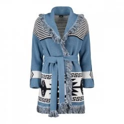 EMME MARELLA CARDIGAN CON FRANGE NUMENT DONNA