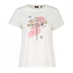 EMME MARELLA T-SHIRT CON STAMPA ORIANA DONNA Bianco