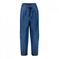 EMME MARELLA PANTALONI COULISSE QUEBEC DONNA Blu