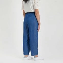 EMME MARELLA PANTALONI COULISSE QUEBEC DONNA Blu -Tendenza Italia emme marella quebec pantaloni coulisse quebec donna casual donna 044644301 001 5