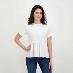 EMME MARELLA T-SHIRT BALZA RACER DONNA Bianco -Tendenza Italia emme marella racer t shirt balza racer donna casual donna 044644401 001 5