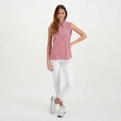 EMME MARELLA CAMICIA SMANICATA STEFANO DONNA Bianco, Rosso -Tendenza Italia emme marella stefano camicia smanicata stefano donna casual donna 044646001 008 6