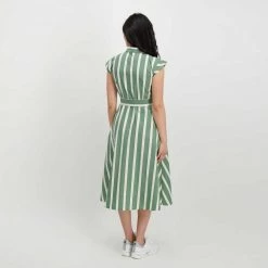 EMME MARELLA ABITO CHEMISIER TUNISI DONNA Bianco, Verde -Tendenza Italia emme marella tunisi abito chemisier tunisi donna casual donna 044646201 011 4