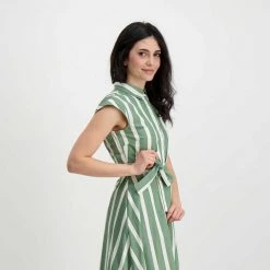 EMME MARELLA ABITO CHEMISIER TUNISI DONNA Bianco, Verde -Tendenza Italia emme marella tunisi abito chemisier tunisi donna casual donna 044646201 011 5