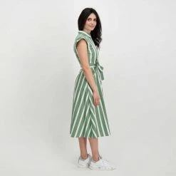EMME MARELLA ABITO CHEMISIER TUNISI DONNA Bianco, Verde -Tendenza Italia emme marella tunisi abito chemisier tunisi donna casual donna 044646201 011 6