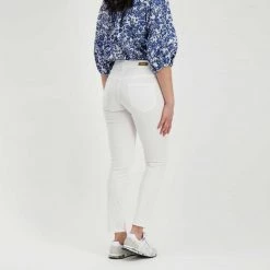 EMME MARELLA PANTALONI 5 TASCHE USSURI DONNA Bianco -Tendenza Italia emme marella ussuri pantaloni 5 tasche ussuri donna casual donna 044646501 001 5