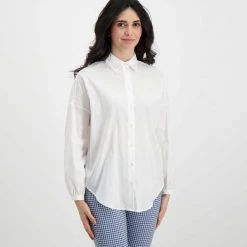 EMME MARELLA CAMICIA VIGNOLA DONNA Bianco -Tendenza Italia emme marella vignola camicia vignola donna casual donna 044646601 001 3