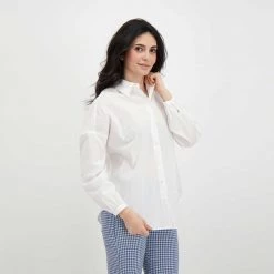 EMME MARELLA CAMICIA VIGNOLA DONNA Bianco -Tendenza Italia emme marella vignola camicia vignola donna casual donna 044646601 001 5