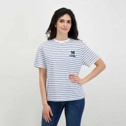 EMME MARELLA T-SHIRT ZULIA DONNA Bianco, Blu -Tendenza Italia emme marella zulia t shirt zulia donna casual donna 044646901 004 5