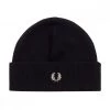 FRED PERRY BEANIE IN LANA MERINO Nero -Tendenza Italia fred perry c9160 beanie in lana merino accessori uomo 041519701 102 1