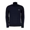 FRED PERRY MAGLIONE DOLCEVITA IN LANA E COTONE Blu -Tendenza Italia fred perry k9552 maglione dolcevita in lana e cotone casual uomo 041520501 608 1
