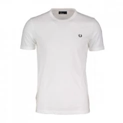 FRED PERRY T-SHIRT BASIC RINGER Bianco