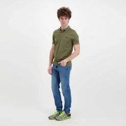 FRED PERRY POLO M3600 Verde -Tendenza Italia fred perry m3600 polo m3600 casual uomo 044989101 b57 5