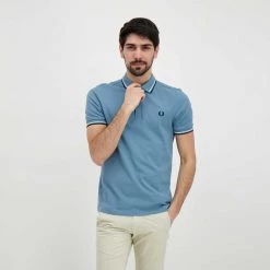 FRED PERRY POLO M3600 Blu -Tendenza Italia fred perry m3600 polo m3600 casual uomo 044989201 p29 4