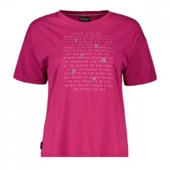 FREDDY T-SHIRT BASIC COTTON SCRITTE DONNA Fucsia
