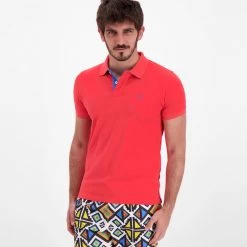 GANT Polo Collo E Logo A Contrasto Rosso -Tendenza Italia gant 252105 polo collo e logo a contrasto casual uomo 038192301 648 5