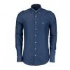 GANT CAMICIA IN CHAMBRAY Blu -Tendenza Italia gant 3040522 camicia in chambray slim casual uomo 036012801 989 1