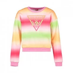 GUESS FELPA GIRO MULTICOLOR BAMBINA