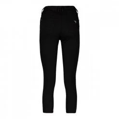 GUESS PANTALONE 1981 CAPRI COTONE STRETCH FOULARD DONNA -Tendenza Italia guess w2ga74w77re pantalone 1981 capri cotone stretch foulard donna casual donna 045294201 jblk 3