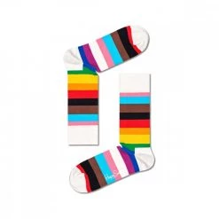 HAPPY SOCKS CALZA PRIDE STRIPE SOCK -Tendenza Italia happy socks prs01 calza pride stripe sock casual uomo 045627301 0200 2