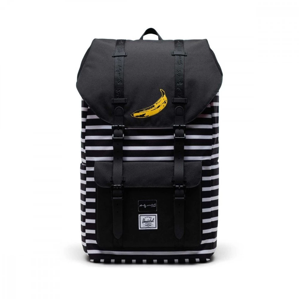 HERSCHEL ZAINO ECO LITTLE AMERICA™ ANDY WARHOL Nero