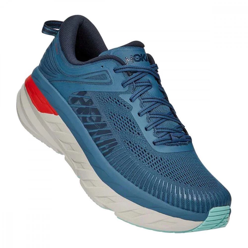 HOKA ONE ONE BONDI 7 Azzurro 4 HOKA ONE ONE BONDI 7 Azzurro - immagine 2