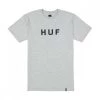 HUF T-SHIRT ESSENTIALS LOGO Grigio