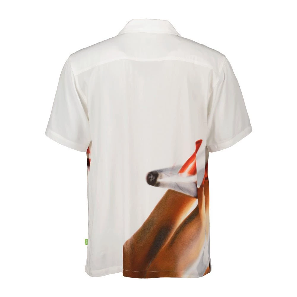 HUF CAMICIA MANICA CORTA SEDUCTIVE RESORT Bianco - immagine 2